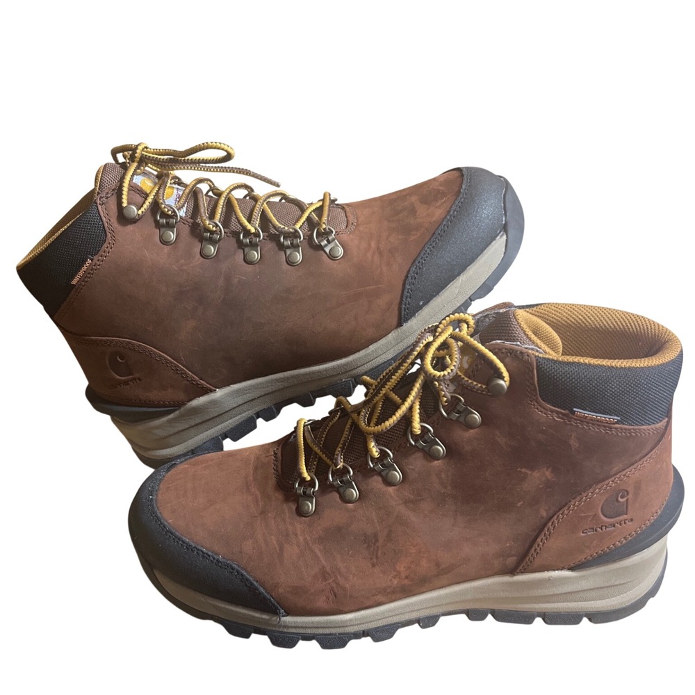 Carhartt Force Sneaker Boots Mens 10 Brown Excellent Waterproof FH5050-M NWOB